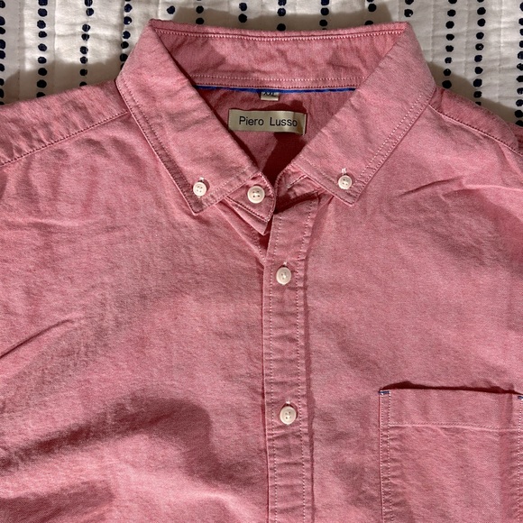 Pink long sleeve button down - Picture 1 of 2